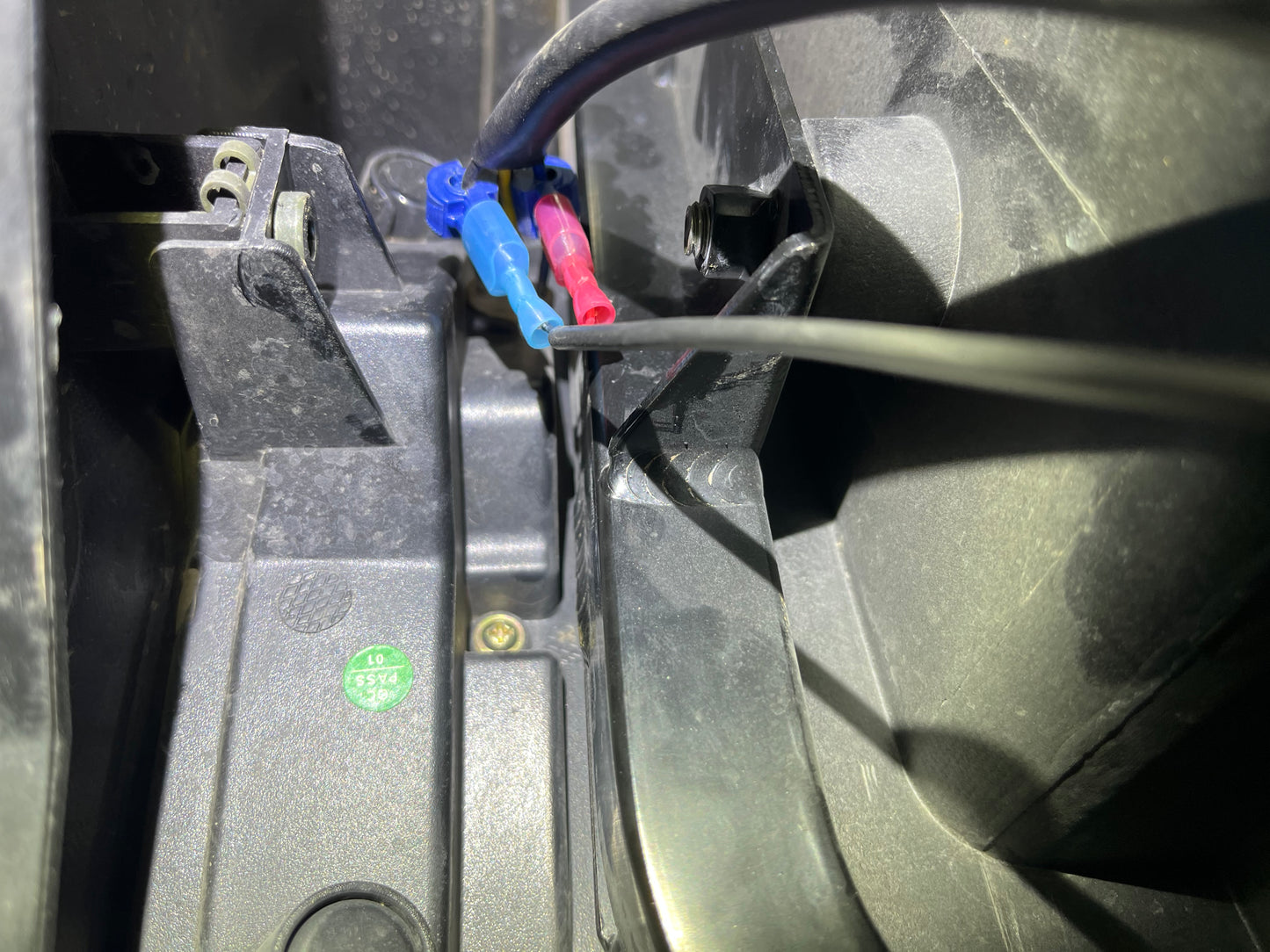 License Plate Mount with LED Light