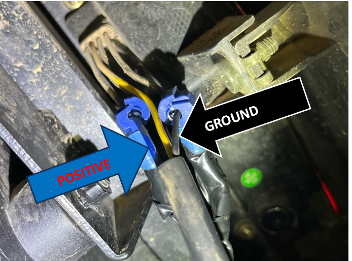 License Plate Mount with LED Light